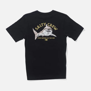 Salty Crew Salty Crew Boys Lurking S/S Tee Black