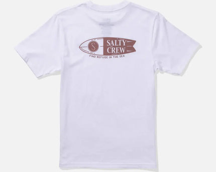 Salty Crew Salty Crew Boys Shaper S/S Tee White