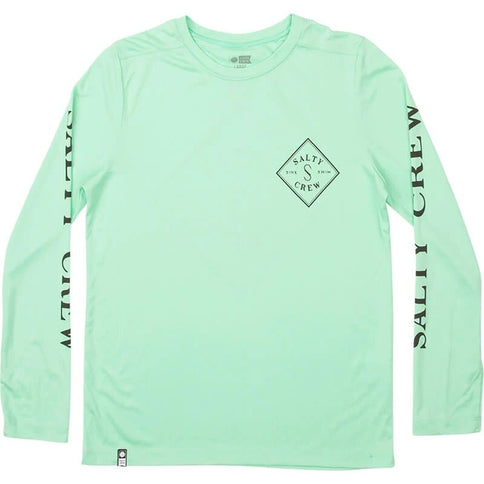 Salty Crew Salty Crew Boys Tippet L/S Sunshirt Sea Foam