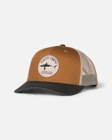 Salty Crew Salty Crew Bruce Trucker Cap Brown Iron