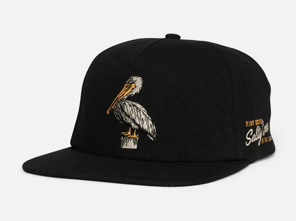 Salty Crew Salty Crew Coastal 5-Panel Snapback Cap Black