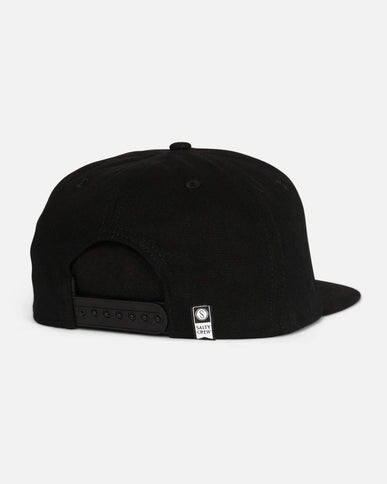 Salty Crew Salty Crew Coastal 5-Panel Snapback Cap Black