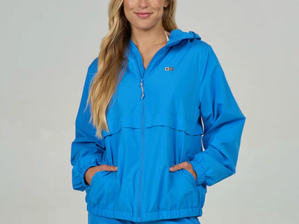 Salty Crew Salty Crew Dames Barrier Windbreaker Jacket Bold Blue