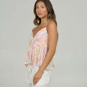 Salty Crew Salty Crew Dames Bloomed Cami Top Off White
