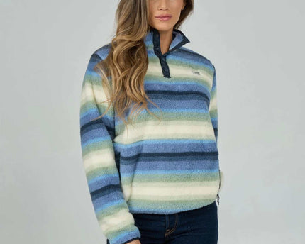 Salty Crew Salty Crew Dames Calm Seas Pullover Blue Horizon