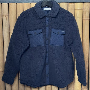 Salty Crew Salty Crew Dames Calm Seas Shacket Dark Navy