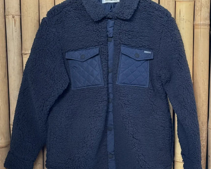 Salty Crew Salty Crew Dames Calm Seas Shacket Dark Navy