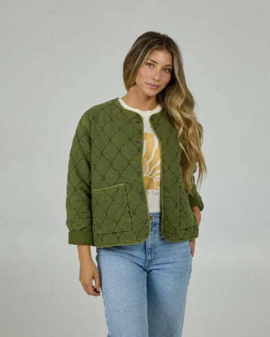 Salty Crew Salty Crew Dames Camp Jacket Fern