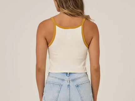 Salty Crew Salty Crew Dames Charter Tank Top Off White