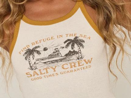 Salty Crew Salty Crew Dames Charter Tank Top Off White