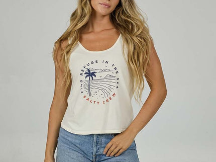 Salty Crew Salty Crew Dames Fireworks Tank Off White