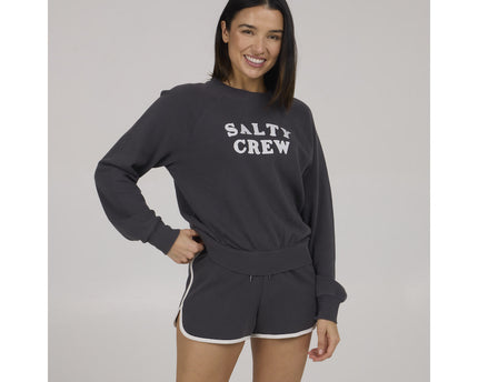 Salty Crew Salty Crew Dames First Mate Crew Charcoal