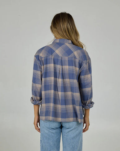 Salty Crew Salty Crew Dames Nomad Flannel Dusty Blue