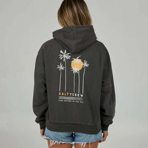 Salty Crew Salty Crew Dames Palms Hoodie Faded Black