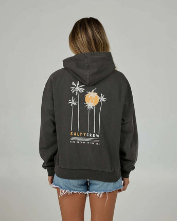 Salty Crew Salty Crew Dames Palms Hoodie Faded Black