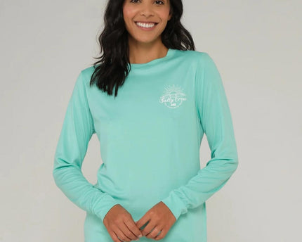 Salty Crew Salty Crew Dames Sun Rays L/S Sun Shirt Sea Foam