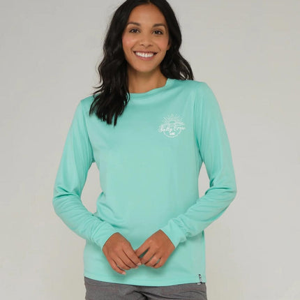Salty Crew Salty Crew Dames Sun Rays L/S Sun Shirt Sea Foam