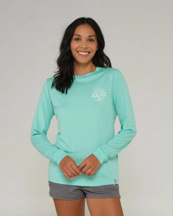 Salty Crew Salty Crew Dames Sun Rays L/S Sun Shirt Sea Foam