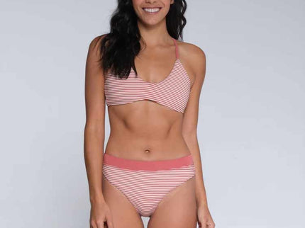 Salty Crew Salty Crew Dames Tandem Rev Bikini Bottom Rosewood