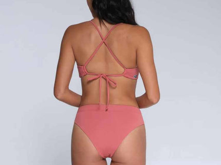 Salty Crew Salty Crew Dames Tandem Rev Bikini Bottom Rosewood