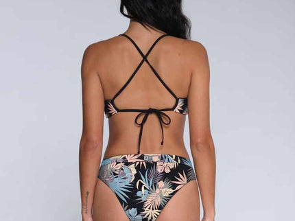 Salty Crew Salty Crew Dames Tandem Rev Bikini Top Black