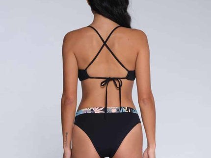 Salty Crew Salty Crew Dames Tandem Rev Bikini Top Black