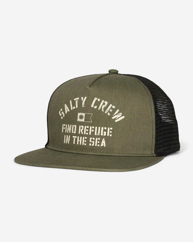 Salty Crew Salty Crew Good Times Trucker Cap Olive