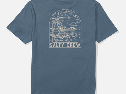Salty Crew Salty Crew Heren Archway Classi S/S Tee Slate