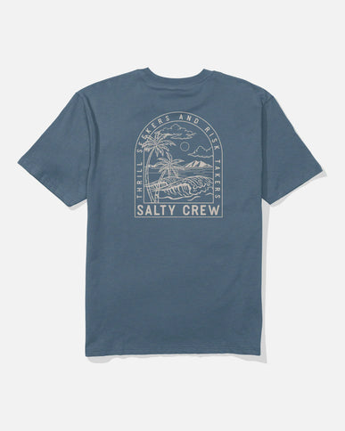 Salty Crew Salty Crew Heren Archway Classi S/S Tee Slate
