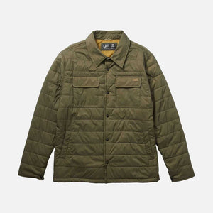 Salty Crew Salty Crew Heren Barrier Shacket Olive