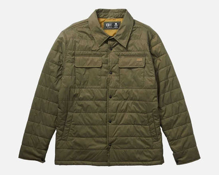 Salty Crew Salty Crew Heren Barrier Shacket Olive