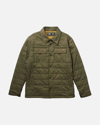 Salty Crew Salty Crew Heren Barrier Shacket Olive