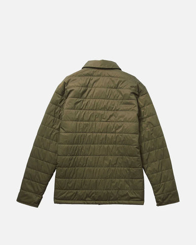 Salty Crew Salty Crew Heren Barrier Shacket Olive