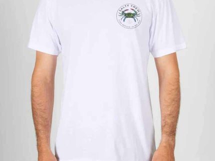 Salty Crew Salty Crew Heren Blue Crabber S/S Tee White