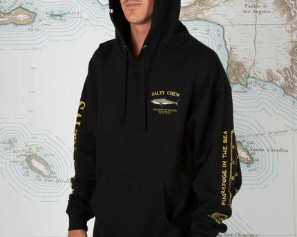 Salty Crew Salty Crew Heren Bruce Hood Fleece Black