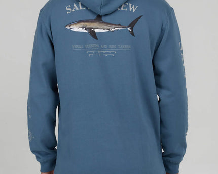 Salty Crew Salty Crew Heren Bruce Hood Fleece Slate