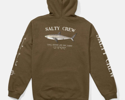 Salty Crew Salty Crew Heren Bruce Hood Fleece Teak