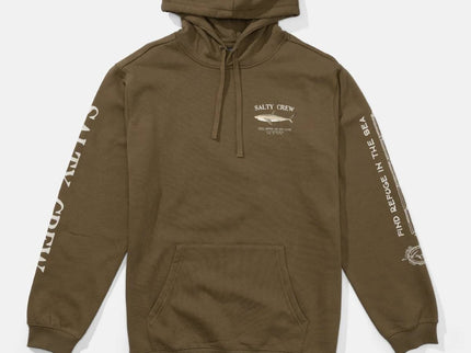 Salty Crew Salty Crew Heren Bruce Hood Fleece Teak