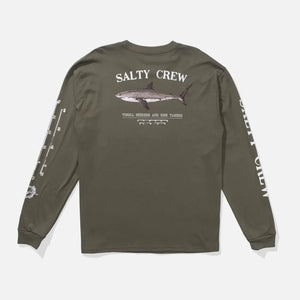 Salty Crew Salty Crew Heren Bruce  L/S Tee Dusty Olive