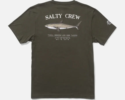 Salty Crew Salty Crew Heren Bruce Premium S/S Tee Dusty Olive