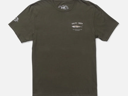Salty Crew Salty Crew Heren Bruce Premium S/S Tee Dusty Olive