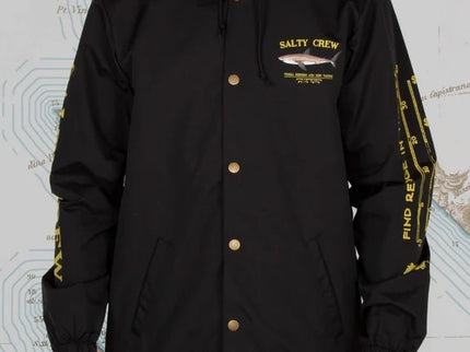 Salty Crew Salty Crew Heren Bruce Snap Jacket Black