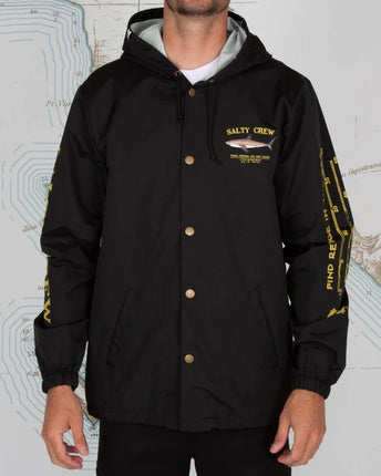 Salty Crew Salty Crew Heren Bruce Snap Jacket Black