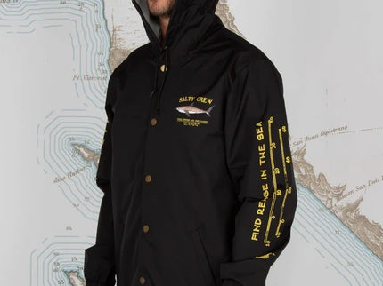 Salty Crew Salty Crew Heren Bruce Snap Jacket Black