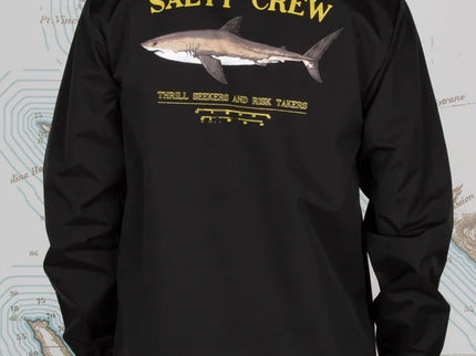 Salty Crew Salty Crew Heren Bruce Snap Jacket Black
