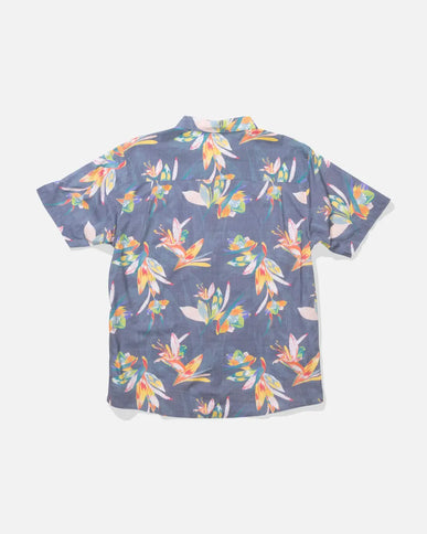 Salty Crew Salty Crew Heren Crew S/S Button Up Shirt Dark Shadow