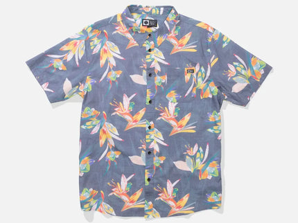 Salty Crew Salty Crew Heren Crew S/S Button Up Shirt Dark Shadow