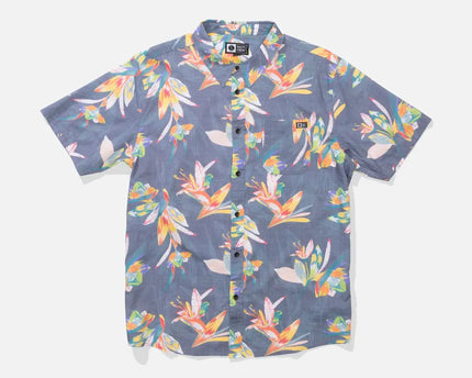 Salty Crew Salty Crew Heren Crew S/S Button Up Shirt Dark Shadow