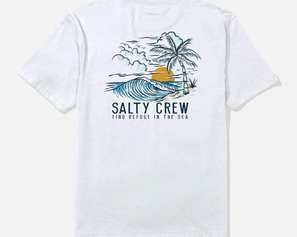 Salty Crew Salty Crew Heren Day Off Classic S/S Tee White