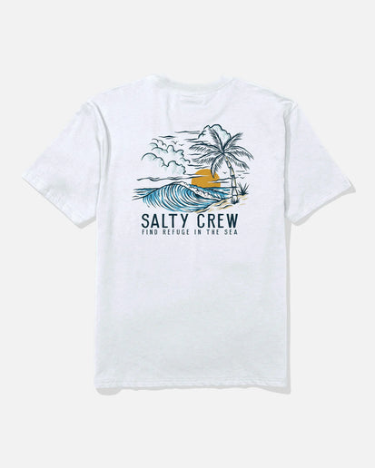 Salty Crew Salty Crew Heren Day Off Classic S/S Tee White